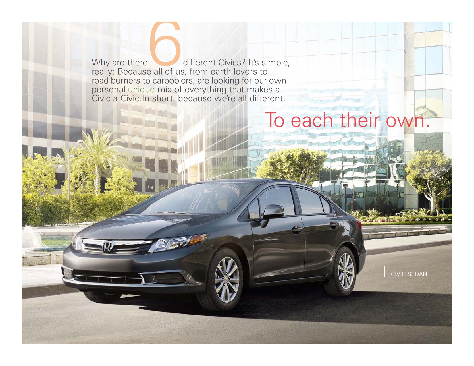 2012 Honda Civic Brochure Page 5